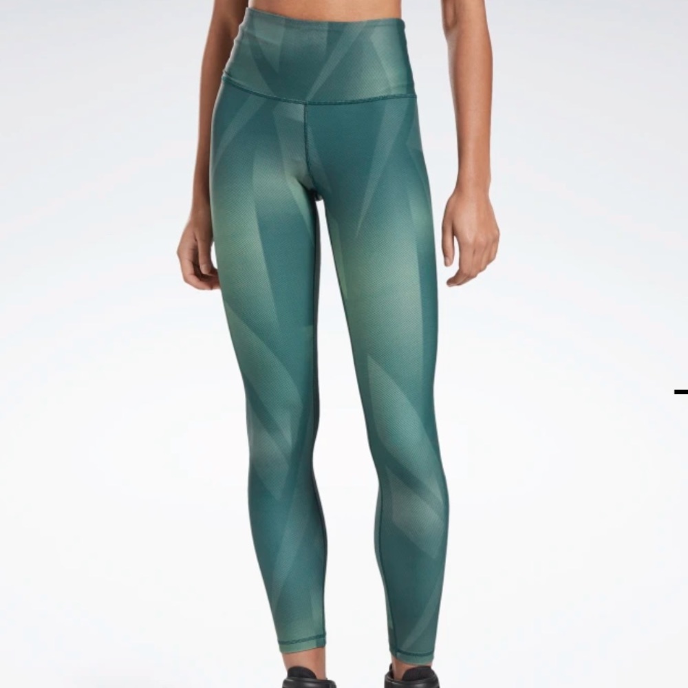 Reebok Lux Bold High-Rise Vector Block Tights XS